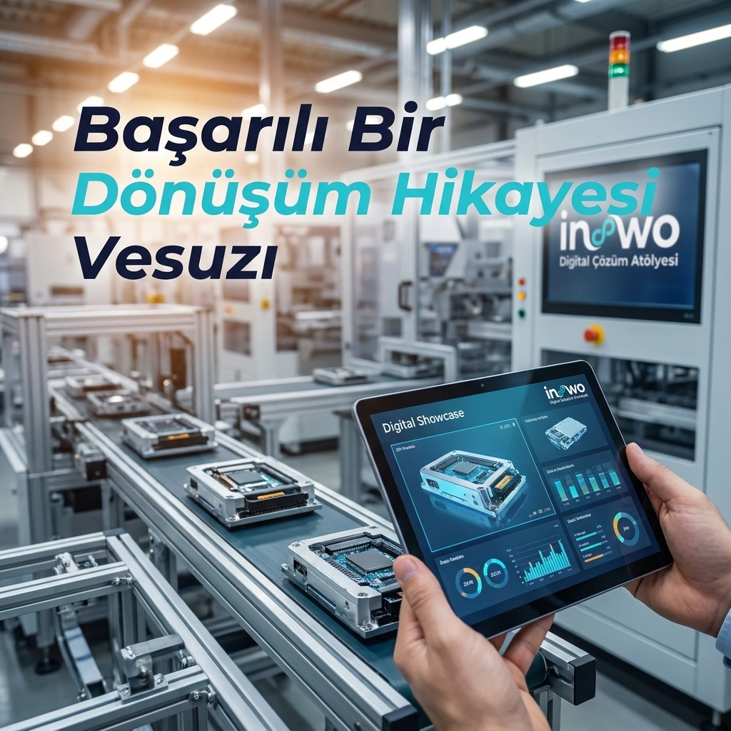 Dijital tablet üzerinde ürün kataloğu gösterimi